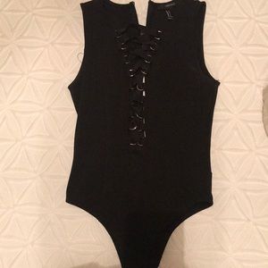 Black bodysuit f21
